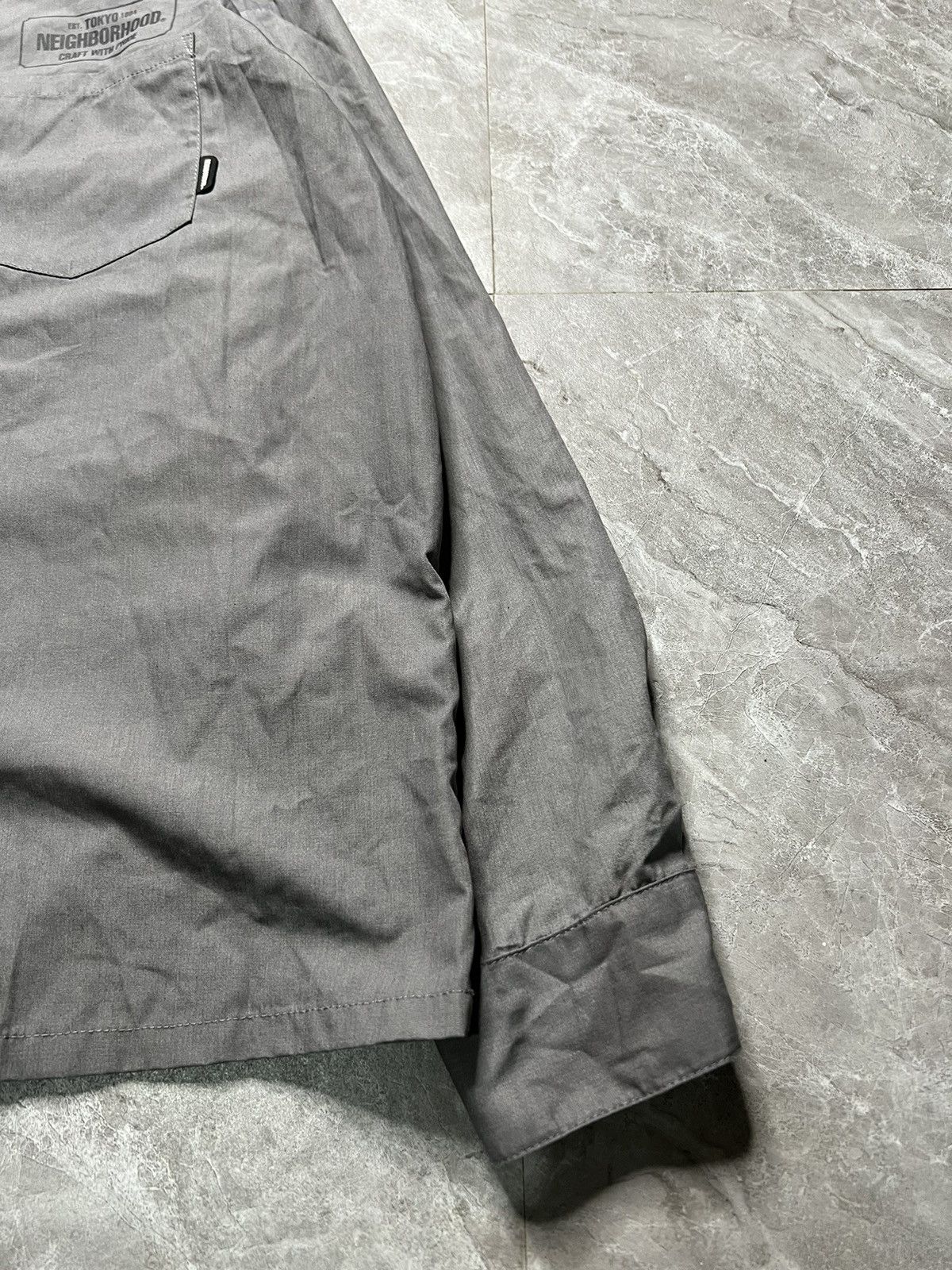 Neighborhood Neighborhood S/S 23 Classic Logo Work Shirt Size US M / EU 48-50 / 2 - 3 Thumbnail