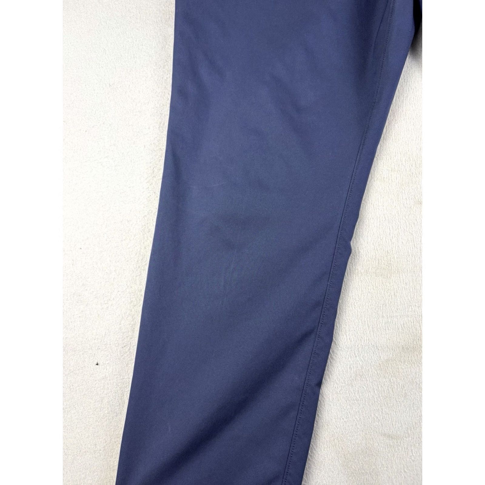 Vintage Public Rec Dealmaker Workday 2.0 Pants Mens 38x27 Blue Slim Tapered 5-Pocket Polyester Chino Golf City Sports Casual Size US 38 / EU 54 - 3 Thumbnail