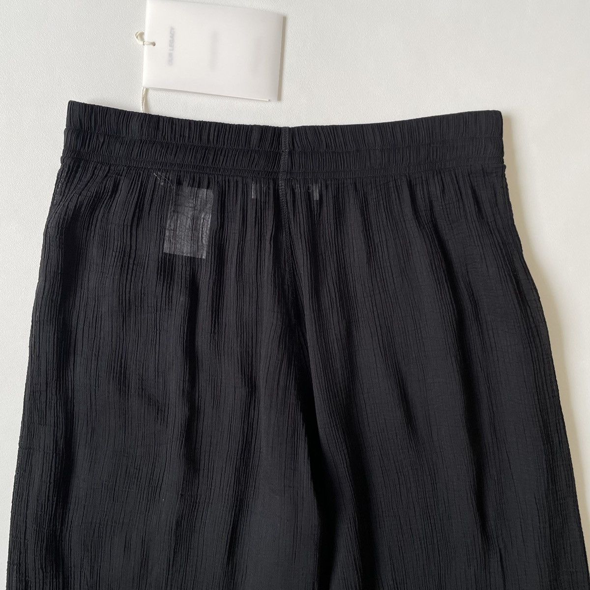 Our Legacy Black Hemp Loopback Crinkle Cotton Pants Size US 32 / EU 48 - 10 Thumbnail