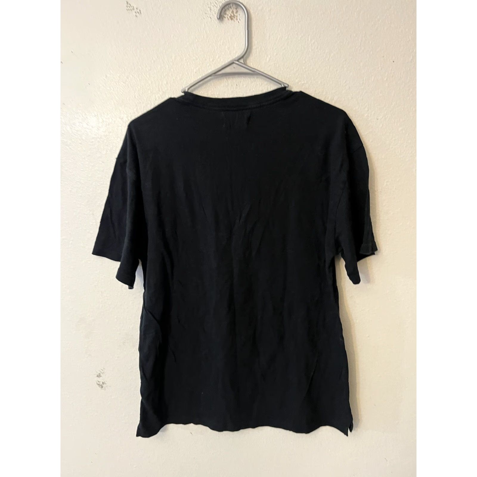 Pacsun PacSun Peace Sign Graphic Black T-Shirt Size M Unisex Graphic Print Limited Edition Short Sleeve Crew Neck Cotton Knit Men Size US M / EU 48-50 / 2 - 2 Thumbnail