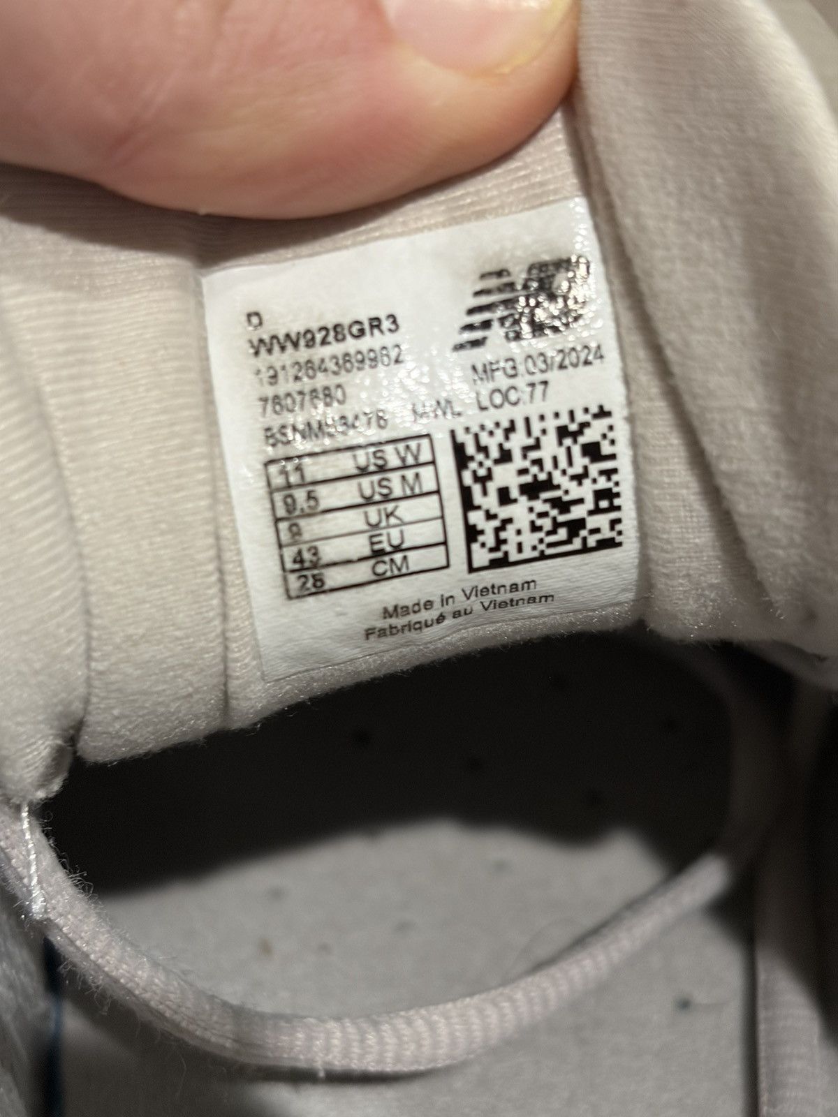 New Balance New Balance 928v3 Shoes Leather Walking Comfort WW928GR3 Size US 11 / IT 41 - 7 Thumbnail