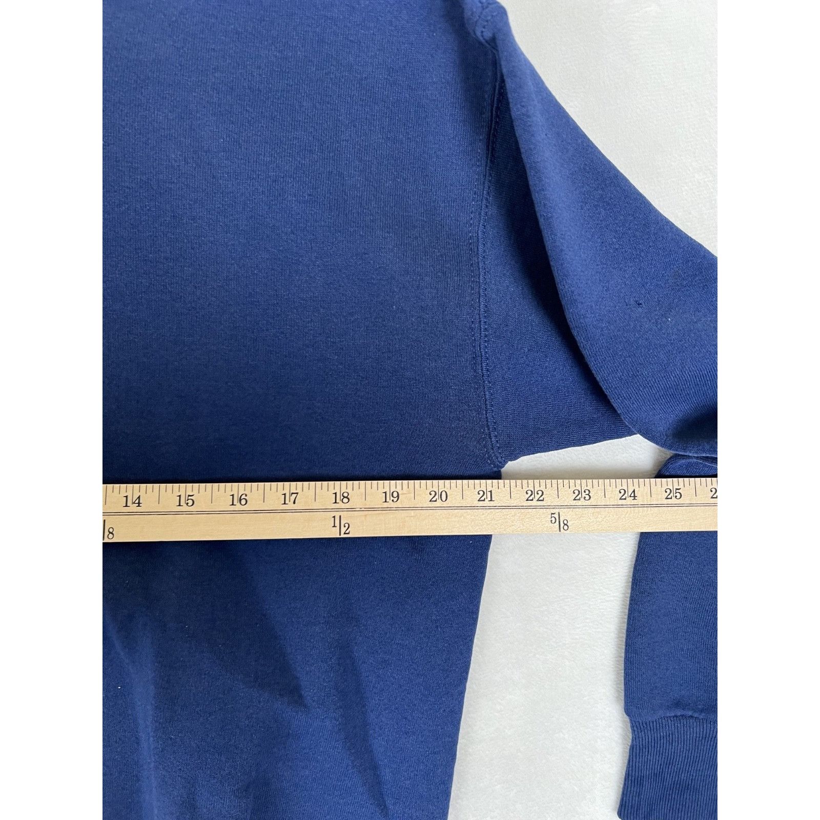 Lee Vintage Lee Sturdy Sweats Heavy Weight Blue Blank Crewneck Size US L / EU 52-54 / 3 - 8 Thumbnail