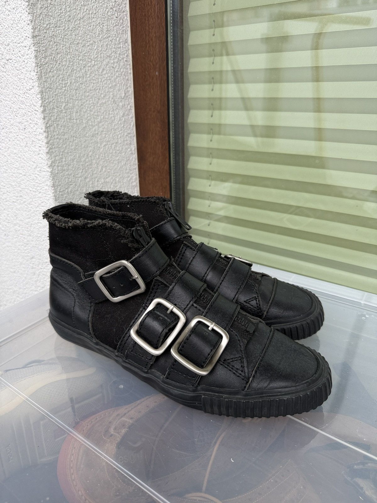 Junya Watanabe Junya Watanabe AW06 Comme Des Garçons Hi Top Shoes Zip Size US 9 / EU 42 - 1 Thumbnail