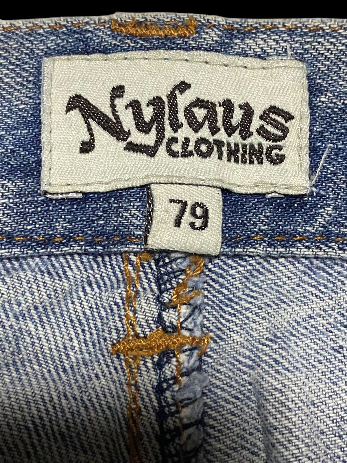 Japanese Brand Japanese Brand Nylaus Thunder Double Waist Trash Loose Jeans Size US 30 / EU 46 - 11 Thumbnail