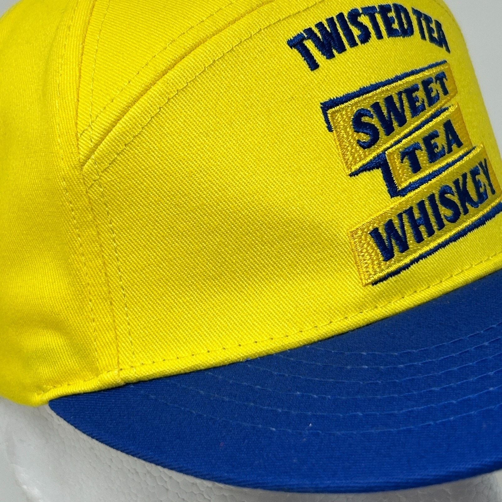 Other Twisted Tea Sweet Tea Whiskey Hat Cap Yellow Snapback Size ONE SIZE - 6 Thumbnail