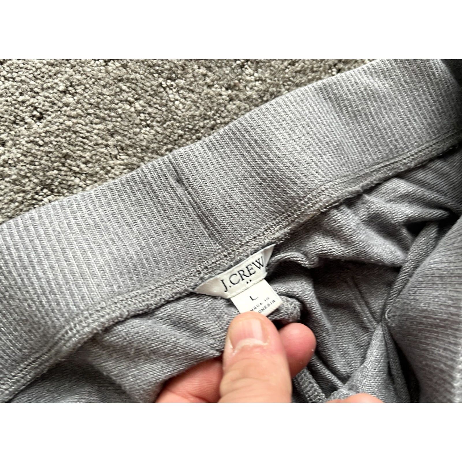 J.Crew J.Crew Stars Jogger Sweatpants Women Large Grey Activewear Tapered Size 36" / US 14 / IT 50 - 5 Thumbnail