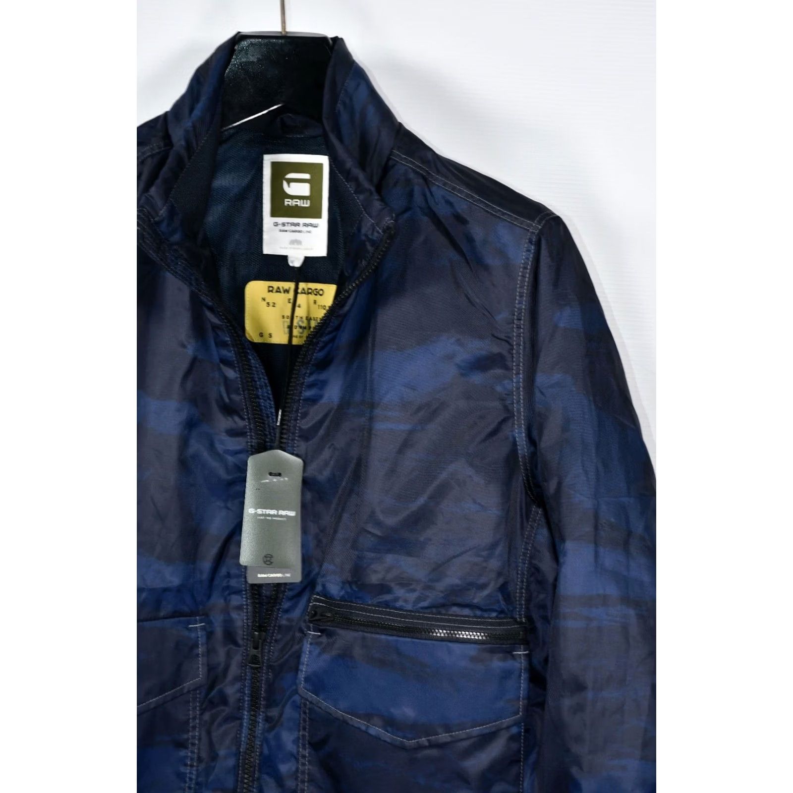 G-Star G-Star TROUPMAN BOMBER MAZARINE BLUE WAVE CAM PUOLOR CAMO SIZE M Jacket Men Size US M / EU 48-50 / 2 - 6 Thumbnail
