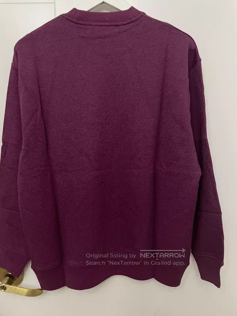 Acne Studios Acne Studios Purple Red Crew Neck Fleece Cotton Sweatshirt Size US XXS / EU 40 - 2 Thumbnail
