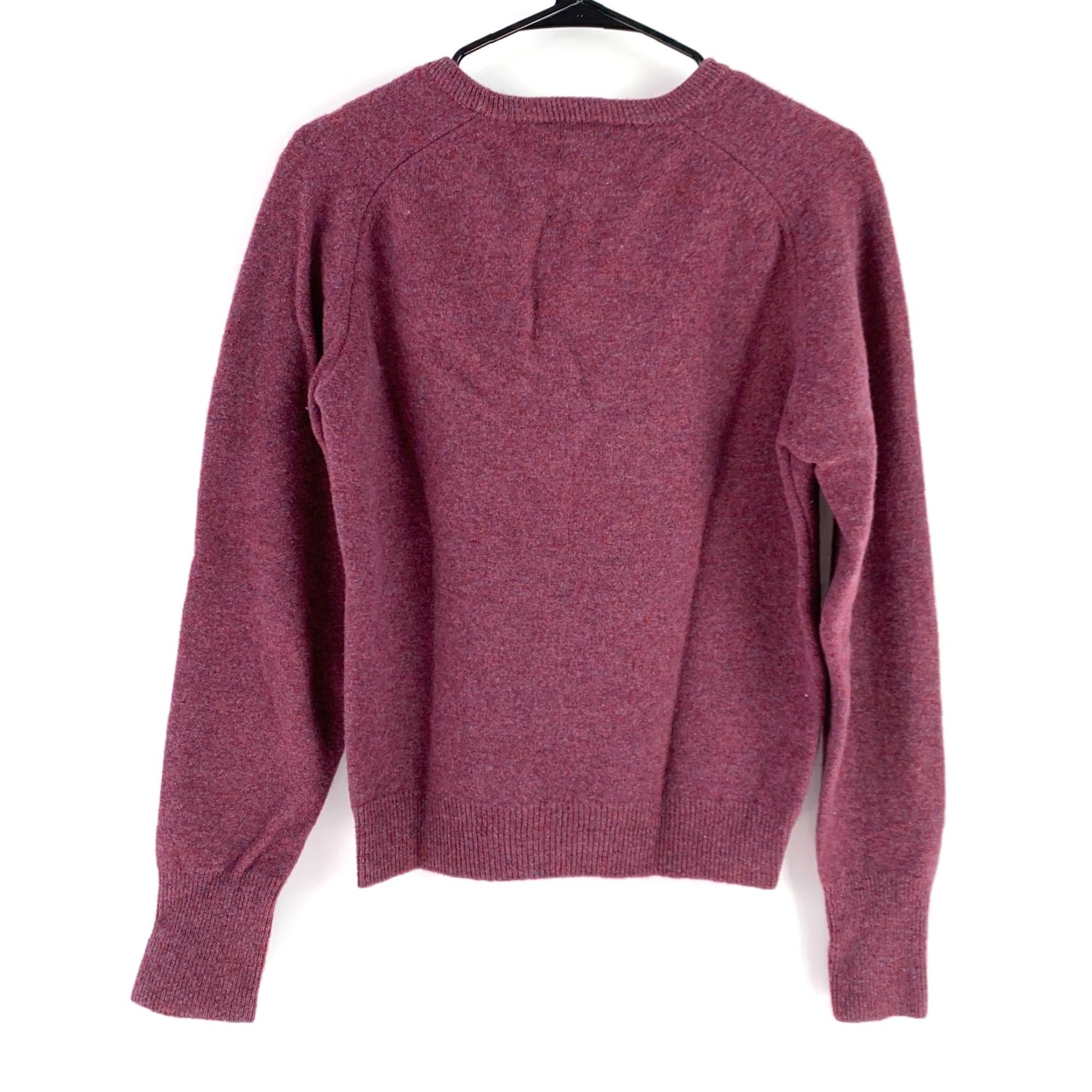 Vintage VINTAGE Lord Jeff Marled Australian Lambswool V-Neck Sweater Mens Large Purple 70s 1970s Wool Cardigan Preppy Size US L / EU 52-54 / 3 - 4 Thumbnail