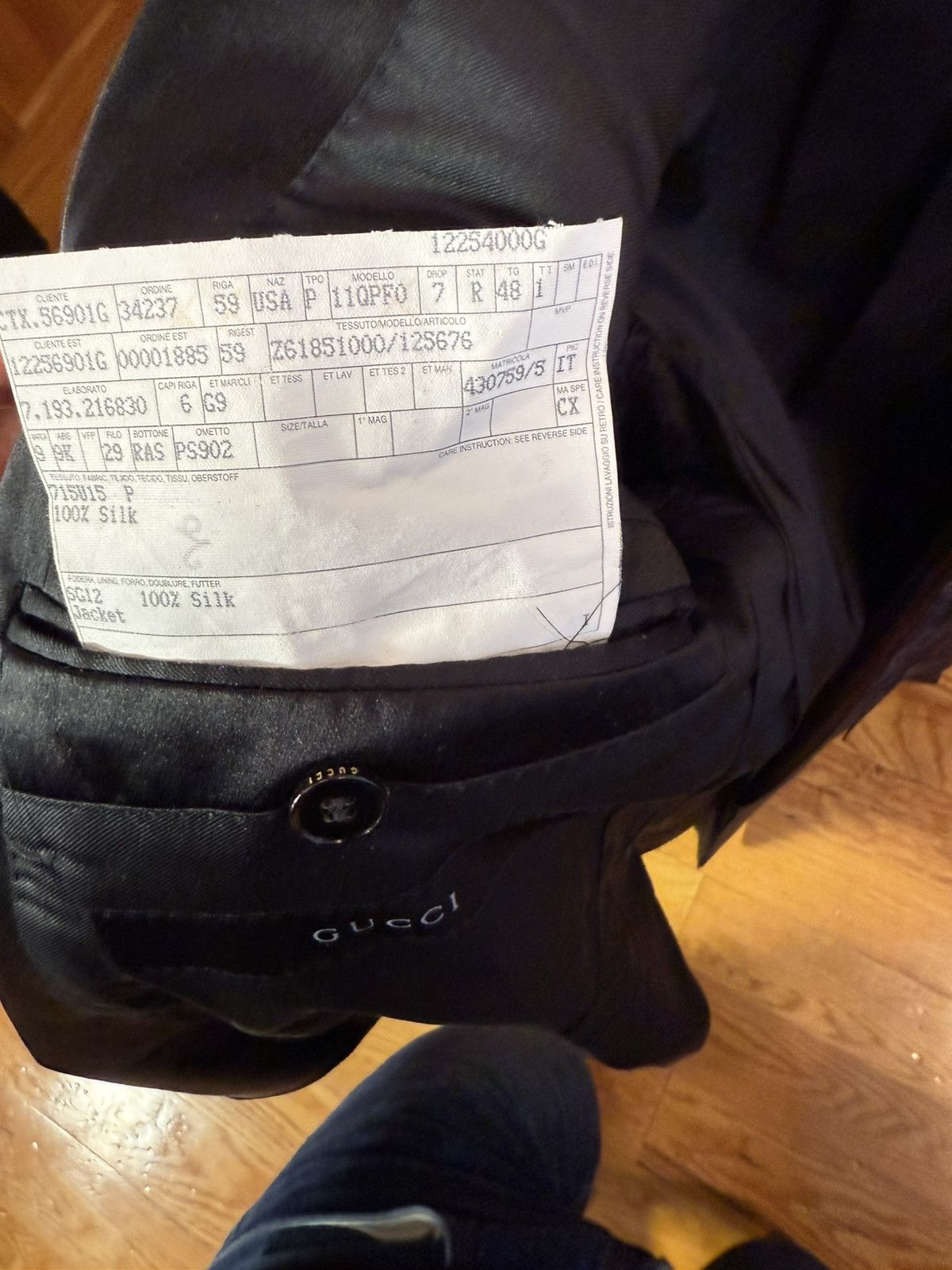 Gucci Gucci by Tom Ford SS2004 Tuxedo Size 38R - 6 Thumbnail