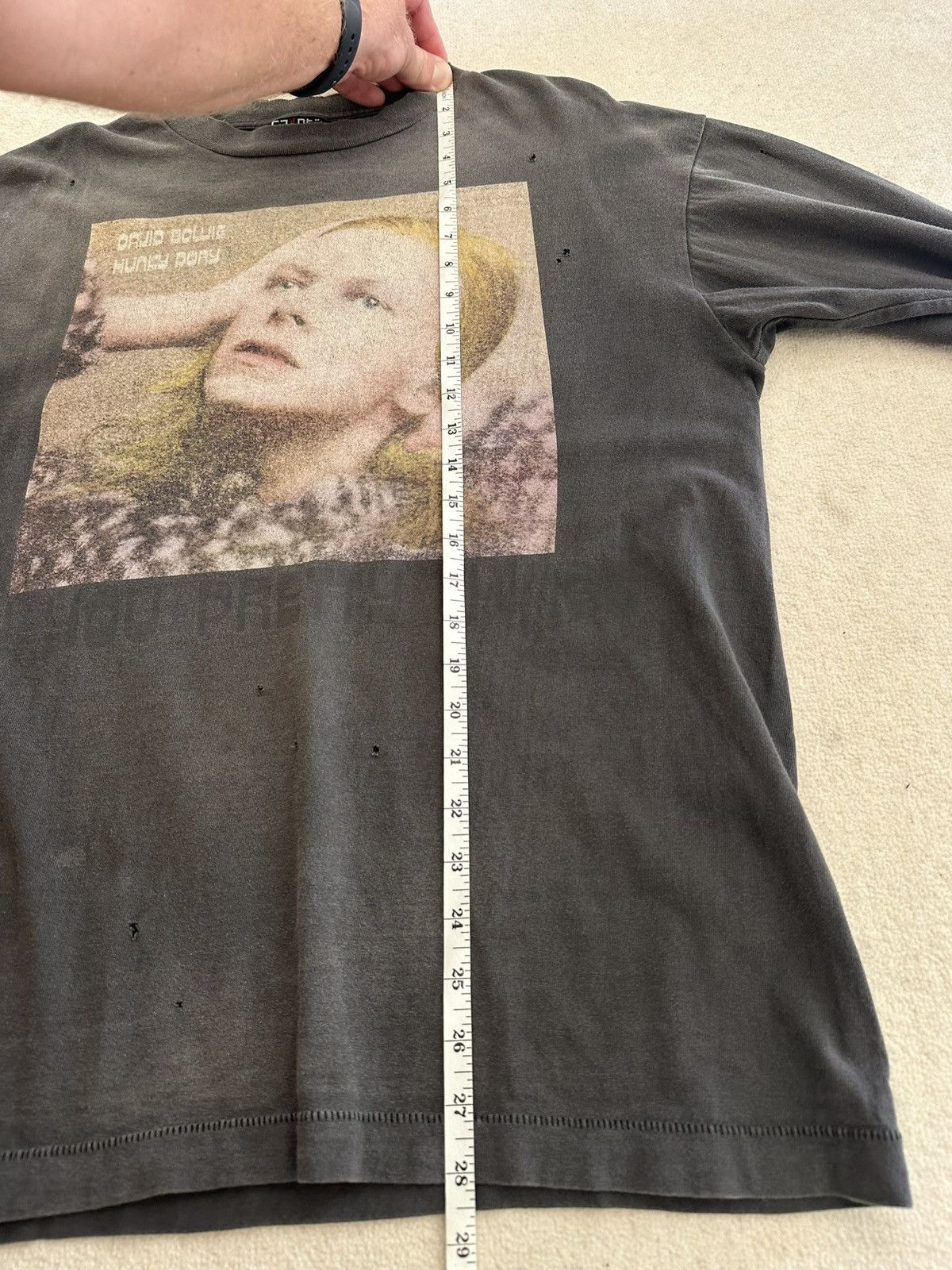 Saint Michael Saint Mxxxxxx Michael David Bowie gray long sleeve t shirt M Size US M / EU 48-50 / 2 - 8 Thumbnail