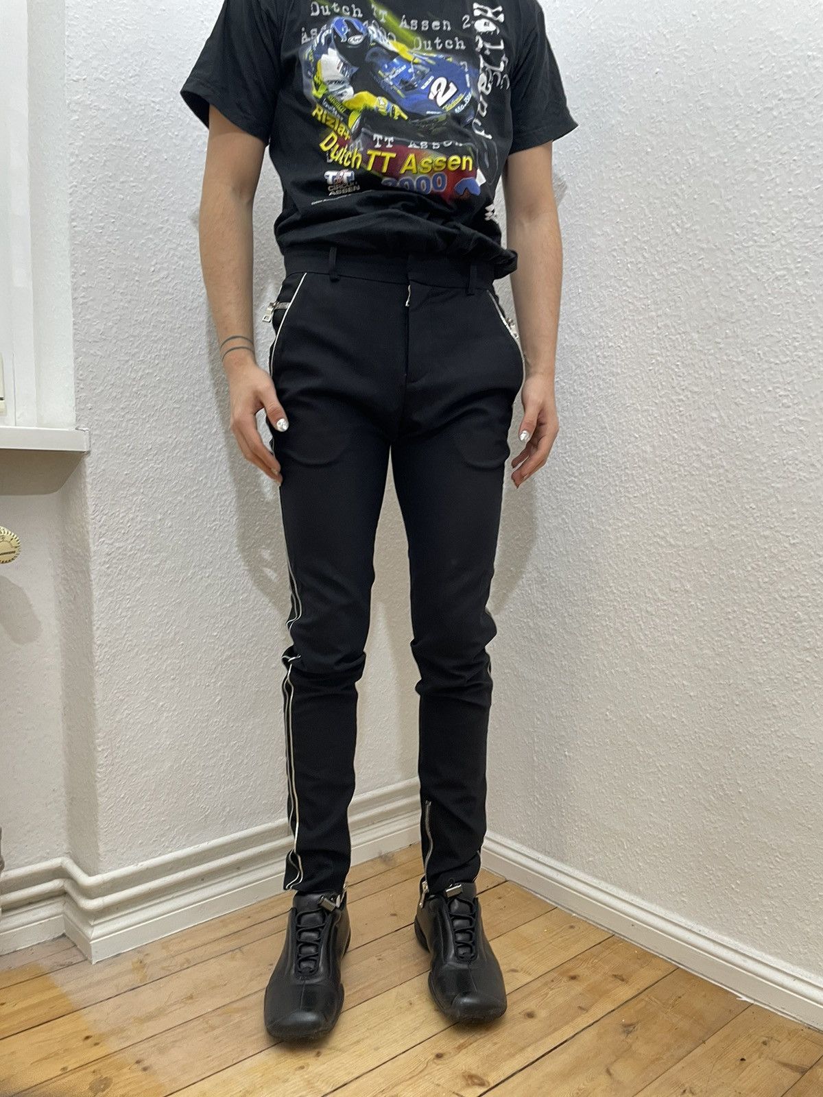 Balmain Balmain Zipper Slim Trousers Size US 30 / EU 46 - 12 Thumbnail