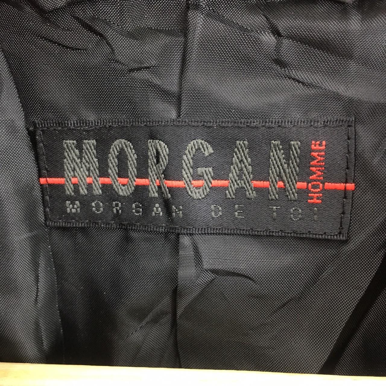 Morgan Homme Vtg 90’ MORGAN HOMME De Toi Grey Heavy Coat Jacket Size S / US 4 / IT 40 - 3 Thumbnail