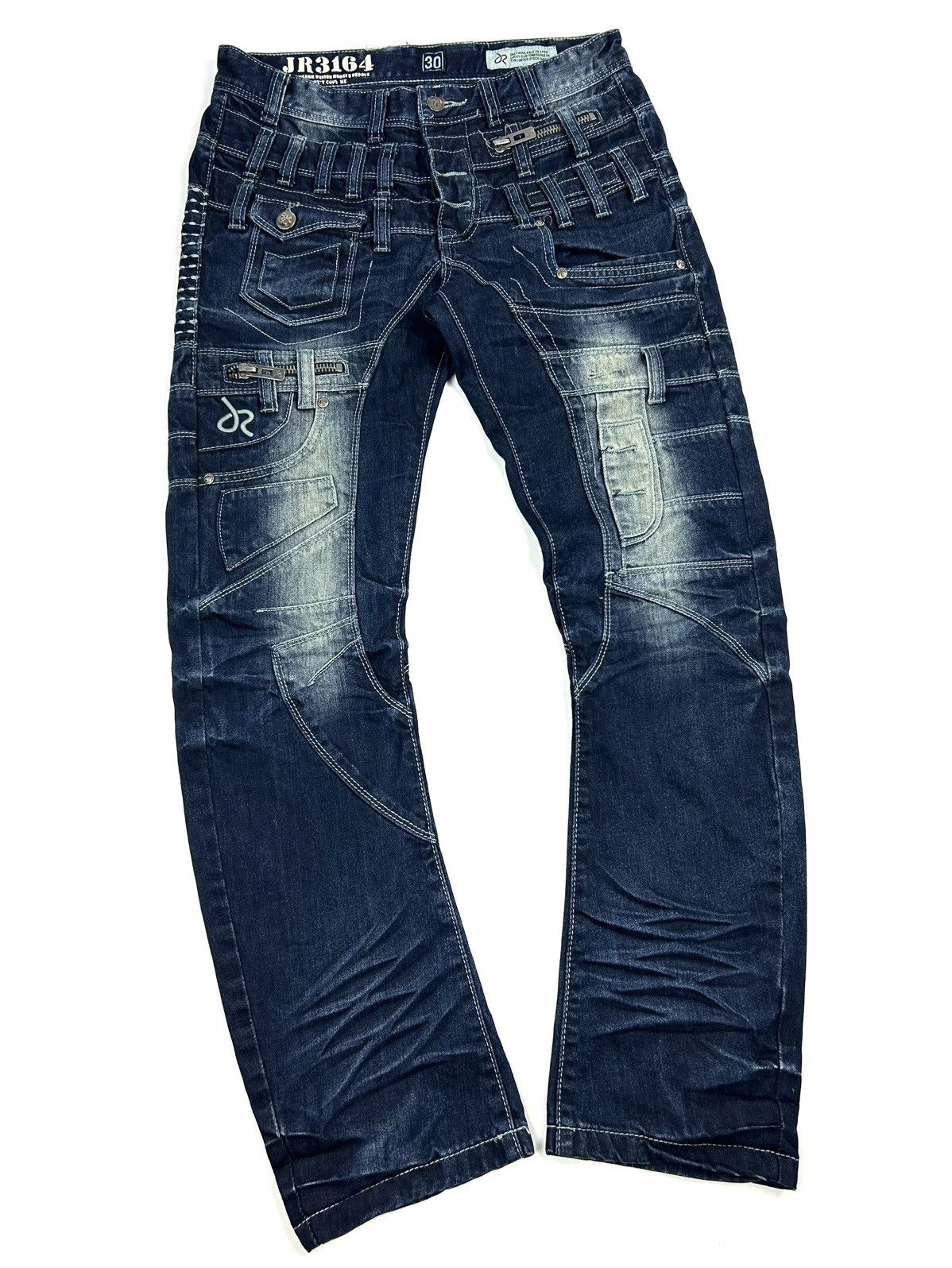 Japanese Brand J RAG Japanese Navy Multi-Pocket Denim Pants Limited Edition Size US 30 / EU 46 - 3 Thumbnail