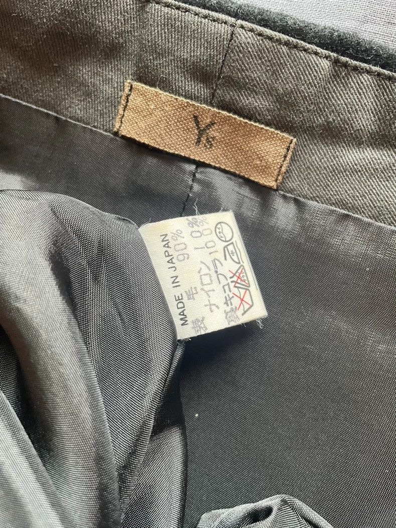 Y's Y's size os 80s Hemp Black Wool Pleated Skirt Size 25" / US 0 / IT 36 - 7 Thumbnail