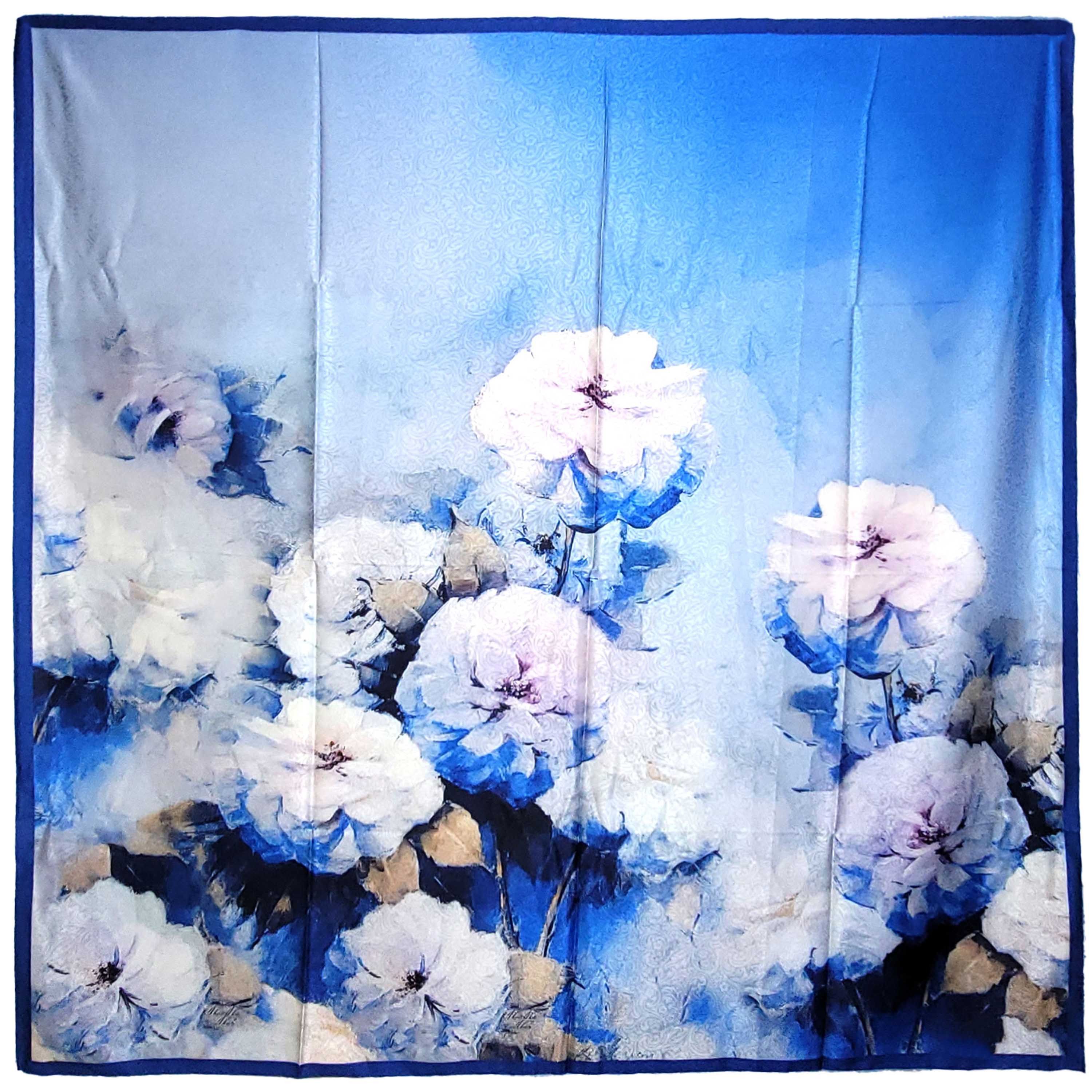 Other NWT Double Sided Silk Scarf 52"x52" Large Square Wrap 3230 Size ONE SIZE - 2 Thumbnail