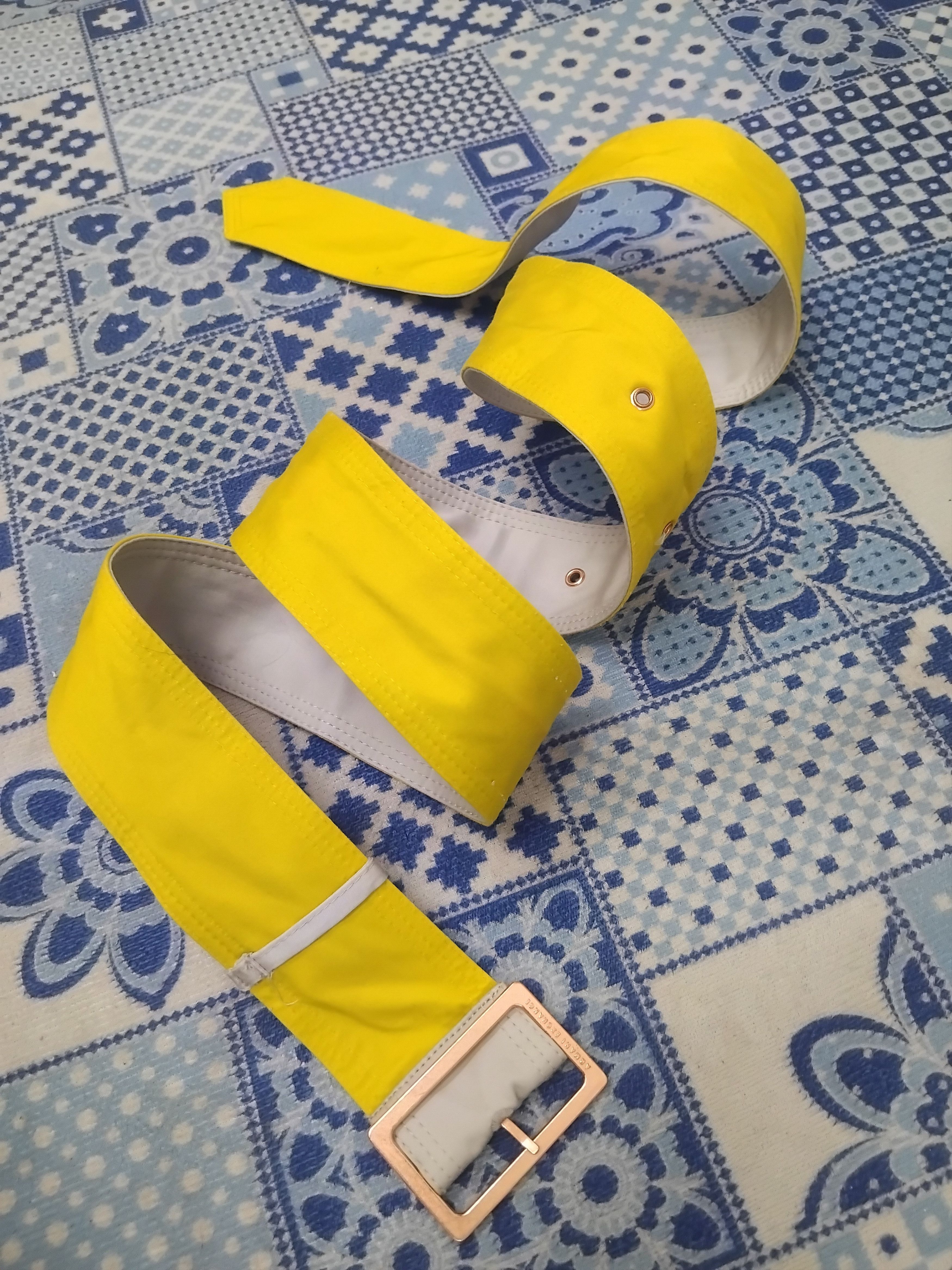 Armani Exchange 💥Armani exchange yellow colour cotton belt Size ONE SIZE - 1 Thumbnail