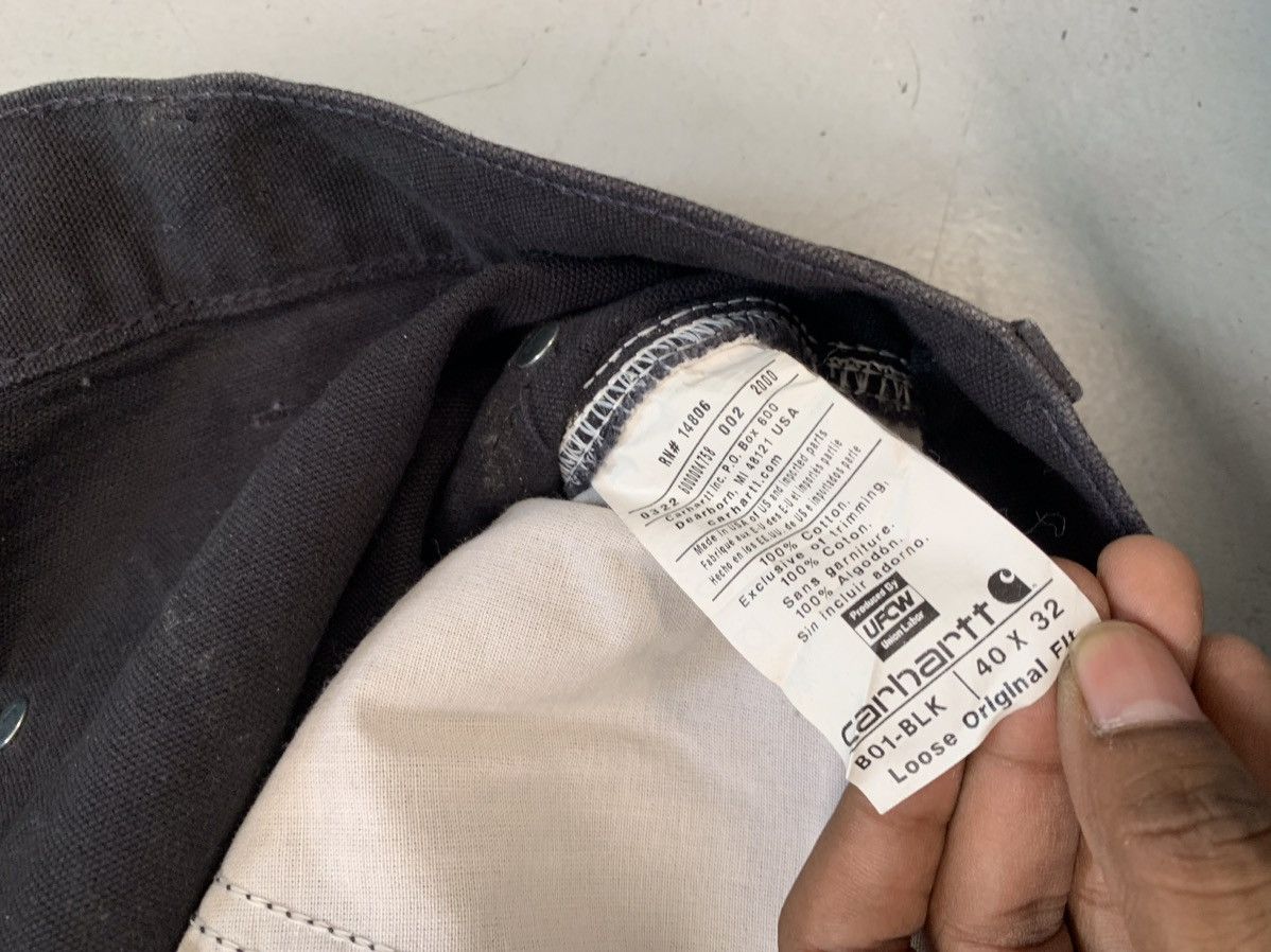 Carhartt Faded Vintage Carhartt double knee denim Size US 42 / EU 58 - 7 Thumbnail