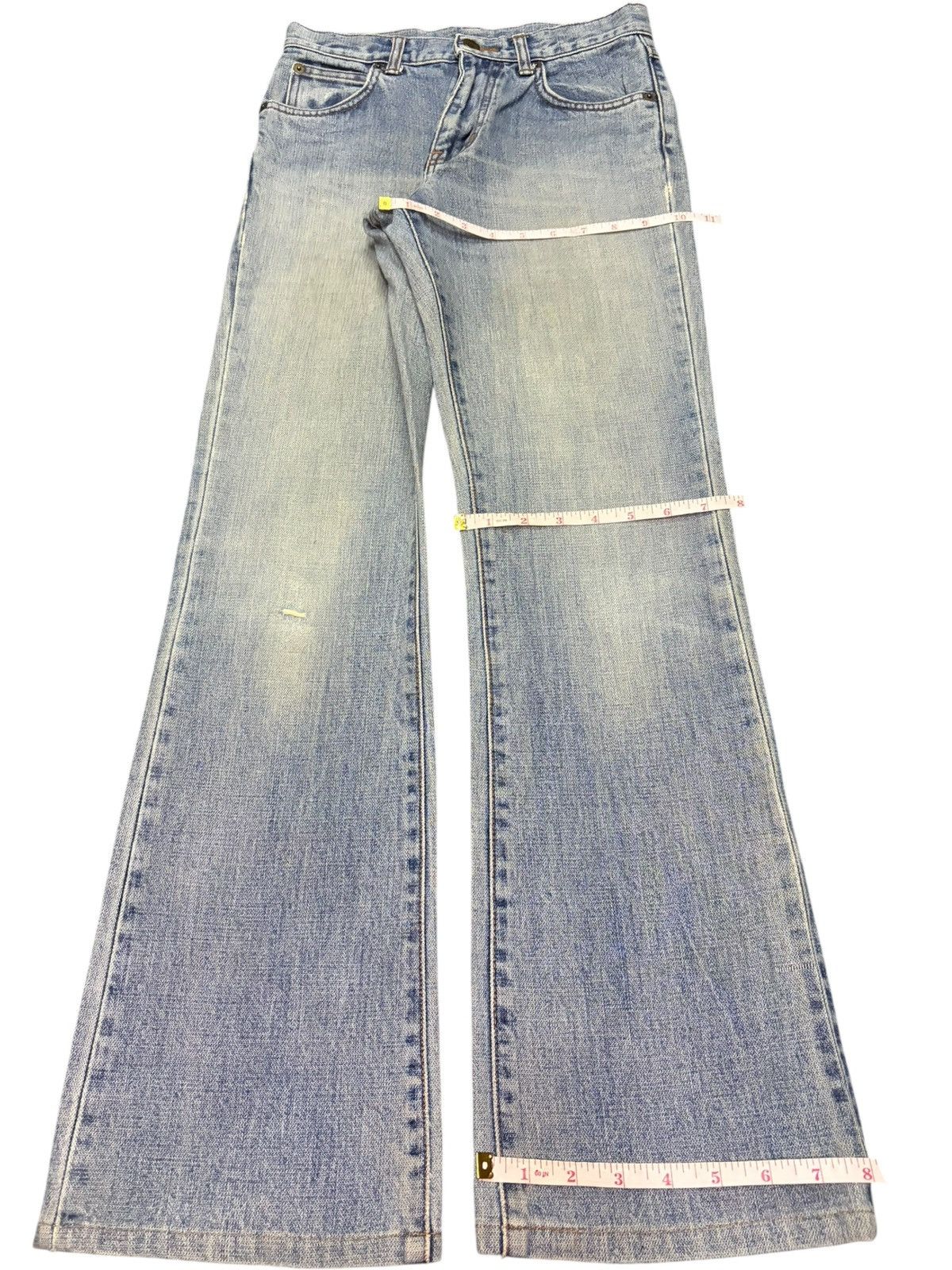 Wrangler Vintage Wrangler Mud Wash Distressed Flare Jeans Size 26" / US 2 / IT 38 - 8 Thumbnail
