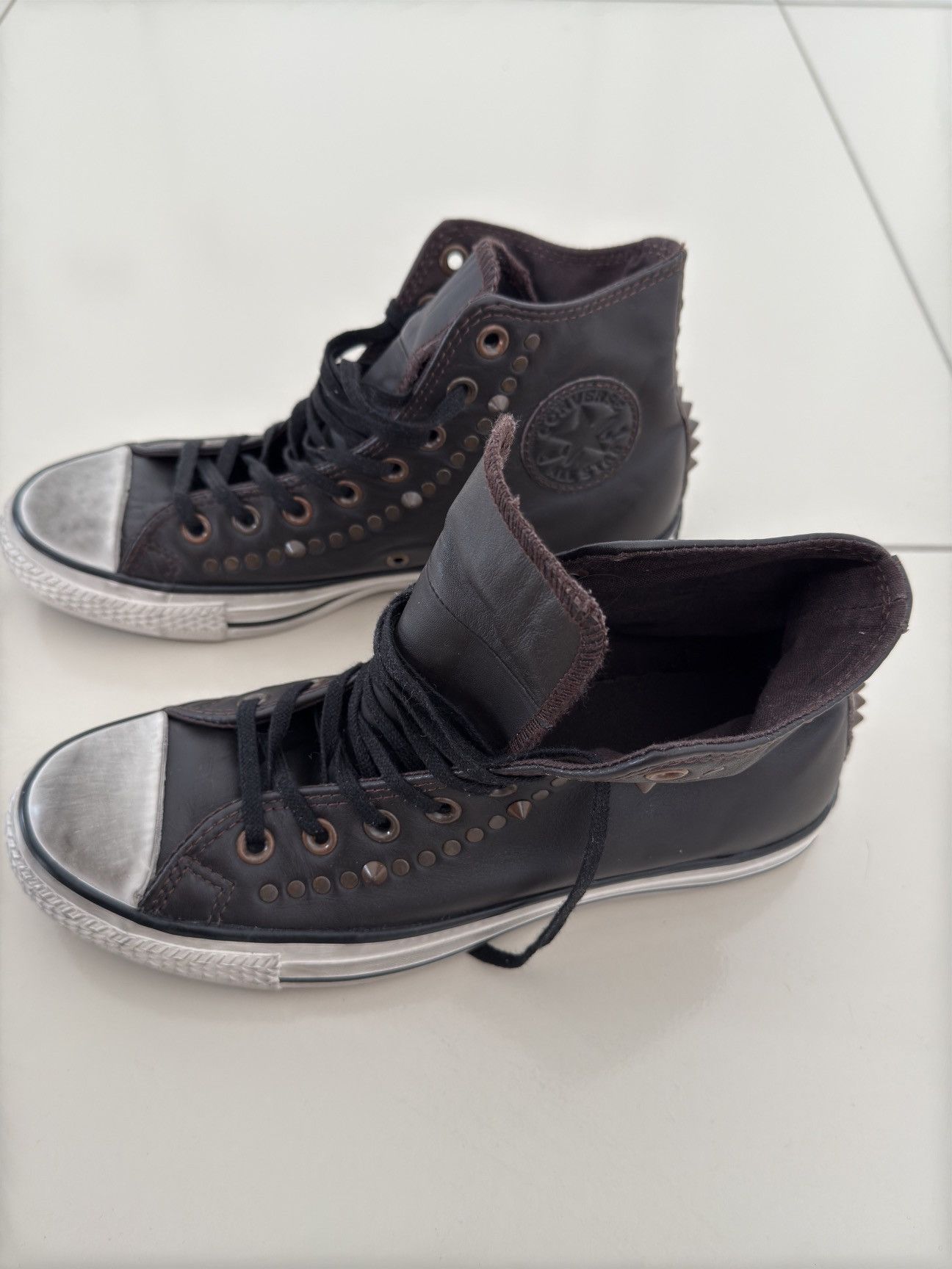 Studded hi-tops