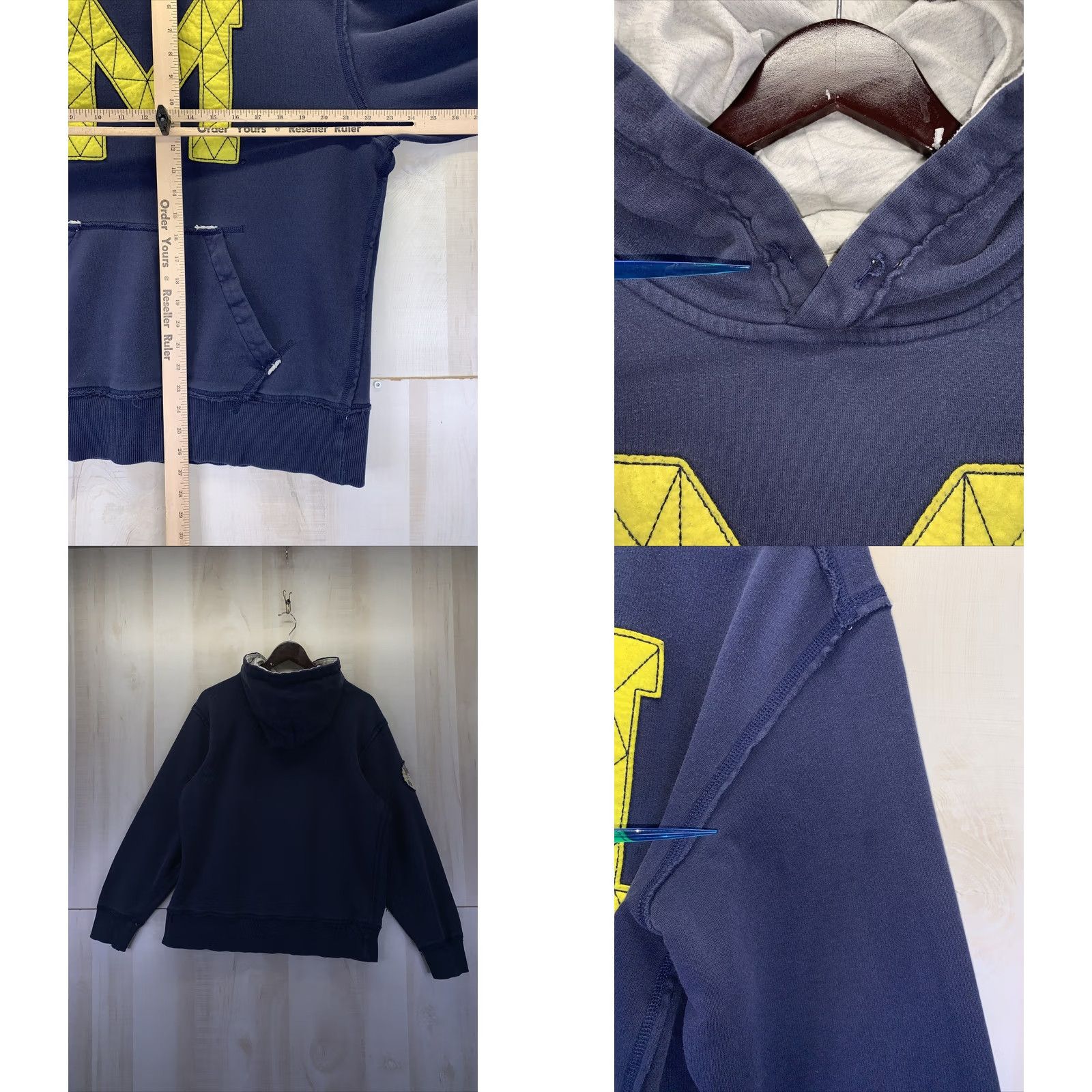 Adidas VINTAGE adidas Trefoil Embroidered Distressed Hoodie Mens Medium Unisex-9731 Size US M / EU 48-50 / 2 - 8 Thumbnail