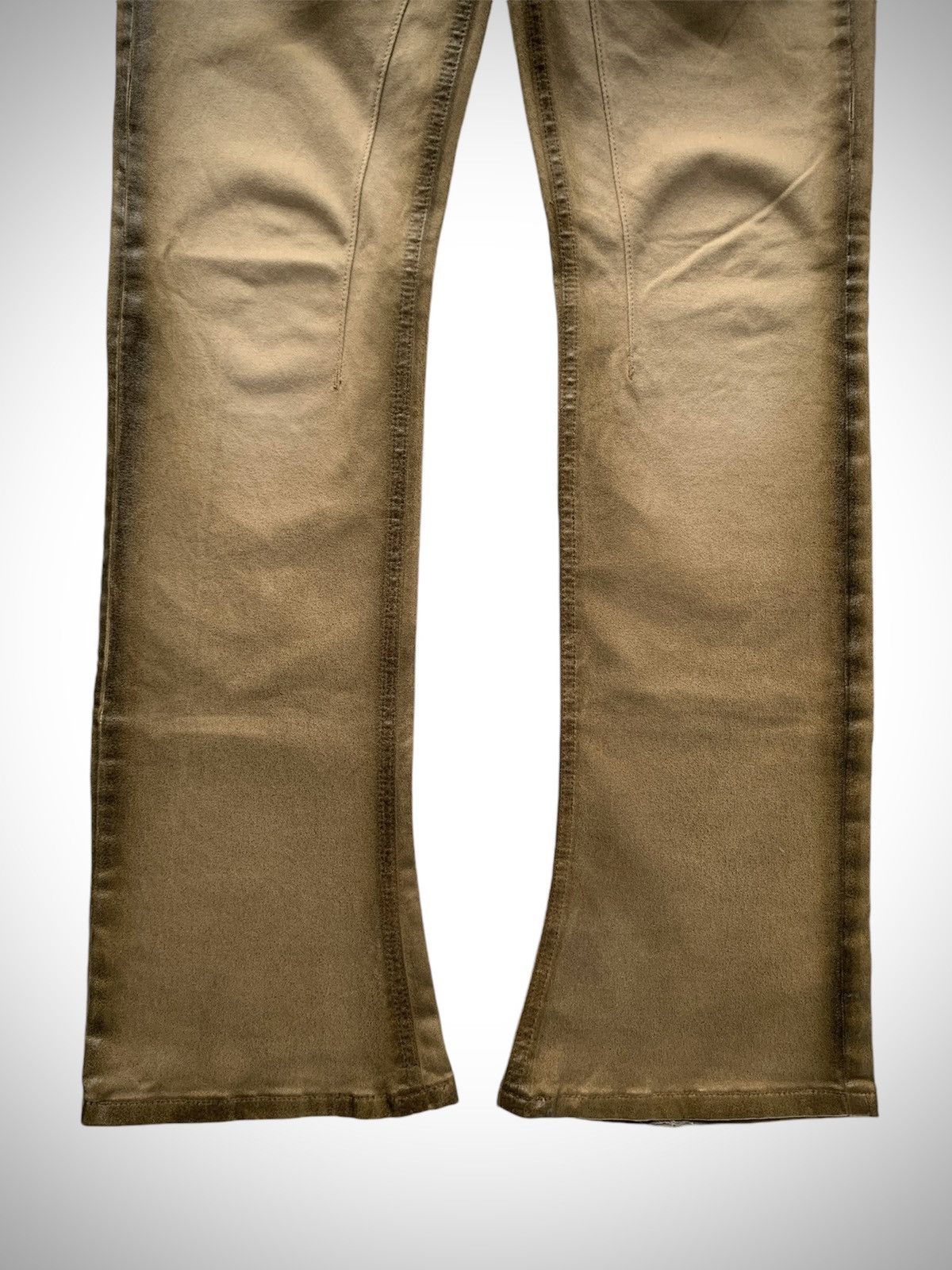 Japanese Brand Jackrose Half Waxed Slim Boot Cut Flared Pant Size US 32 / EU 48 - 6 Thumbnail