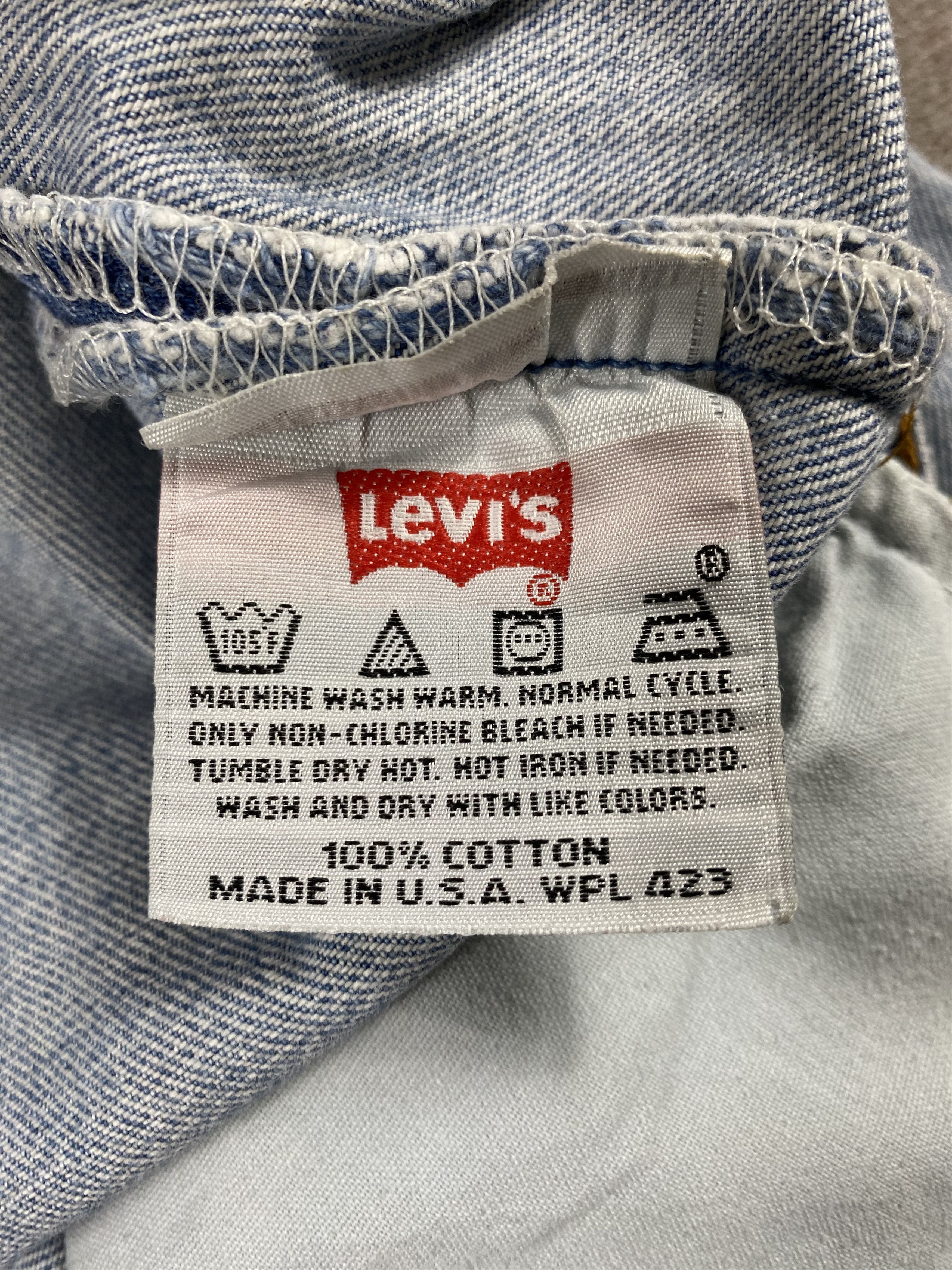 Levi's Blue Wash Vintage Levi's 501 Jeans 32x30 Denim-JN3951 Size US 32 / EU 48 - 9 Thumbnail