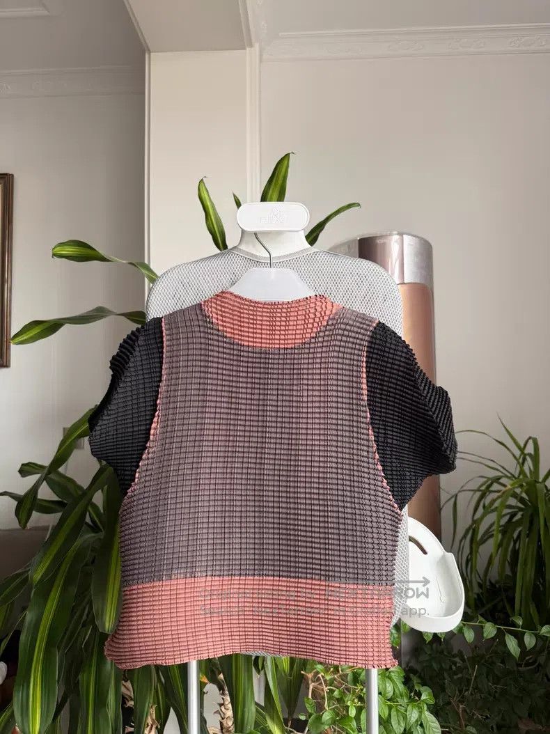 Issey Miyake Issey Miyake size:one size Color Block Short Sleeve Size XXS / US 00 / IT 34 - 4 Thumbnail