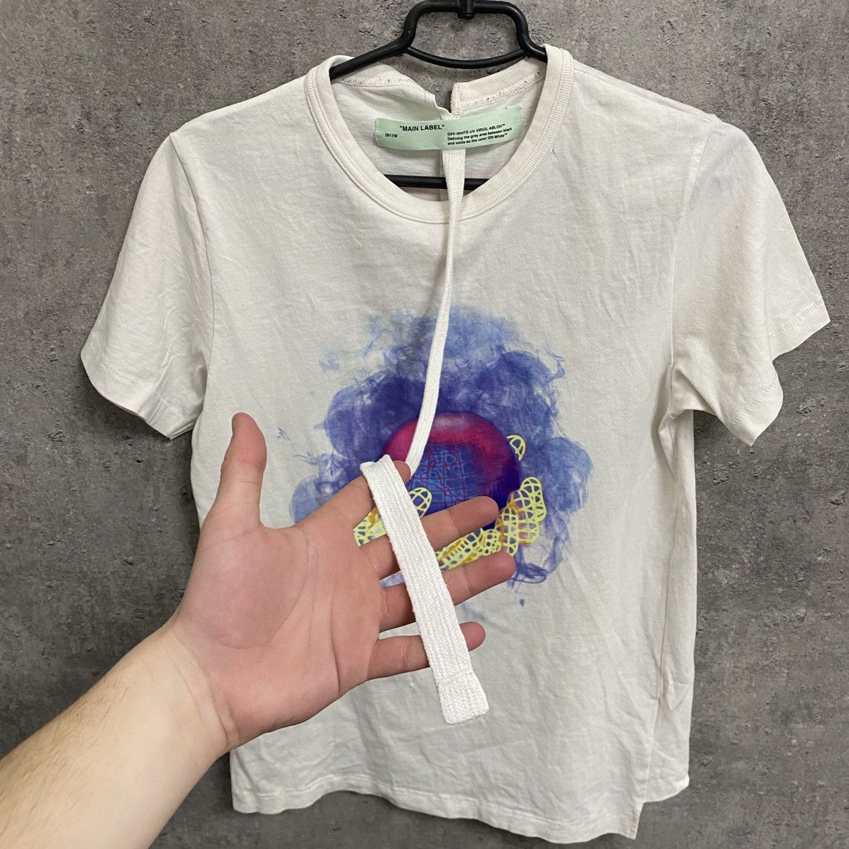 Off-White Off-White World Hand T-Shirt Size US S / EU 44-46 / 1 - 16 Thumbnail