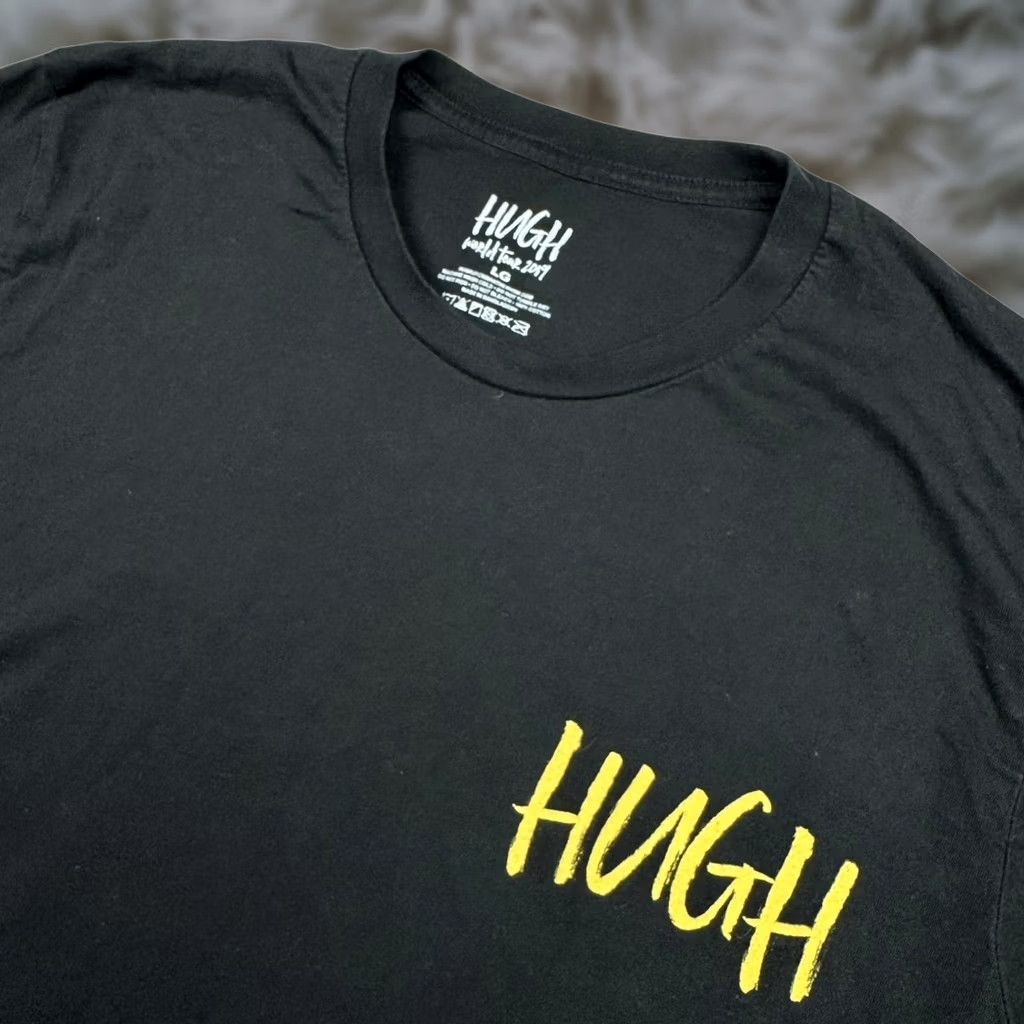 Jackman Hugh Jackman 2019 World Tour Tour Men's L/S T-Shirt Black Large Shirt Mens Black 2019 World Tour Hugh Jackman Tour Brand Size US L / EU 52-54 / 3 - 1 Thumbnail