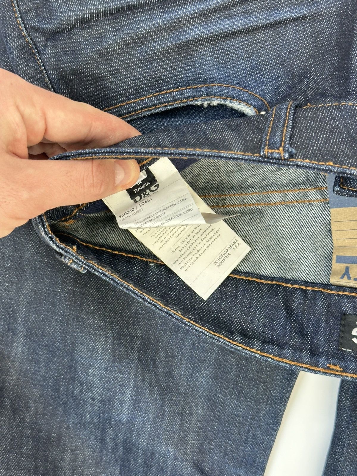 Dolce & Gabbana Flared Dolce&Gabbana Y2K Denim Jeans 26 Size Size 26" / US 2 / IT 38 - 14 Thumbnail