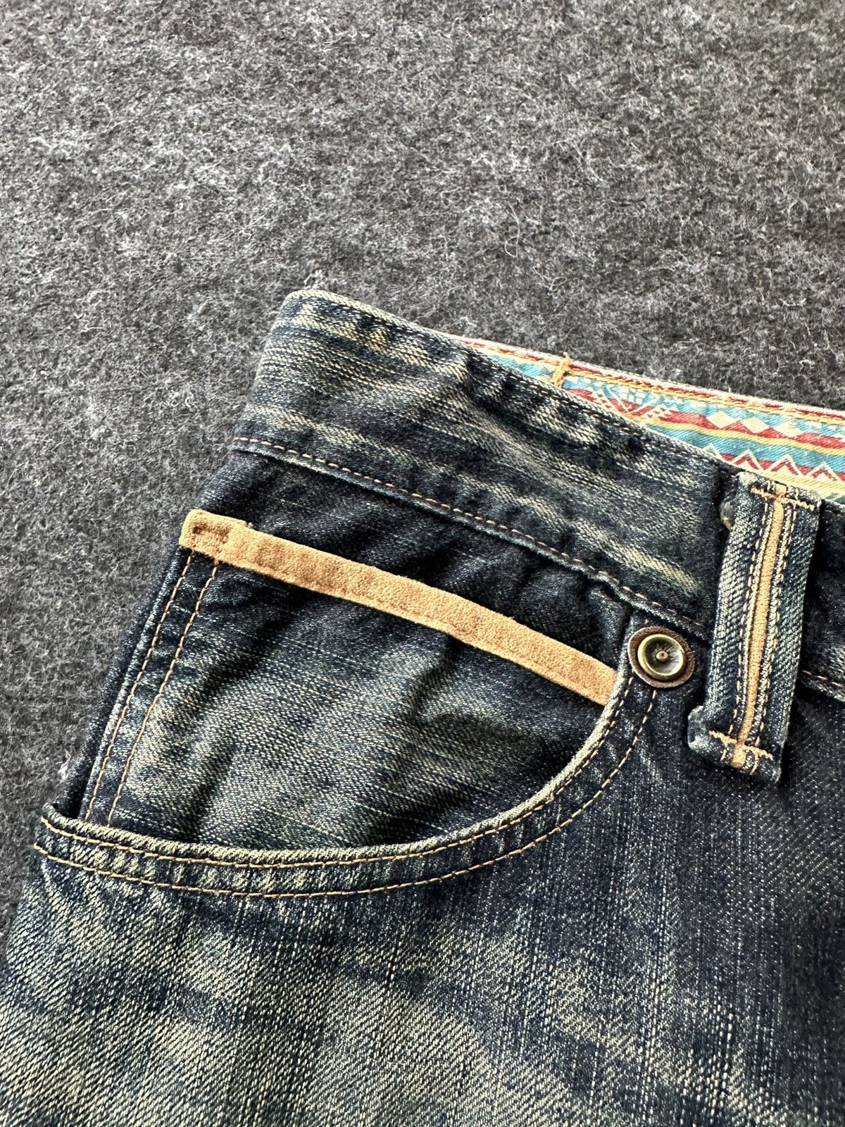 Edwin Vintage Edwin 441XVS Worn Ryaty Mud Wash Denim 32x34 D510 Size US 32 / EU 48 - 15 Thumbnail