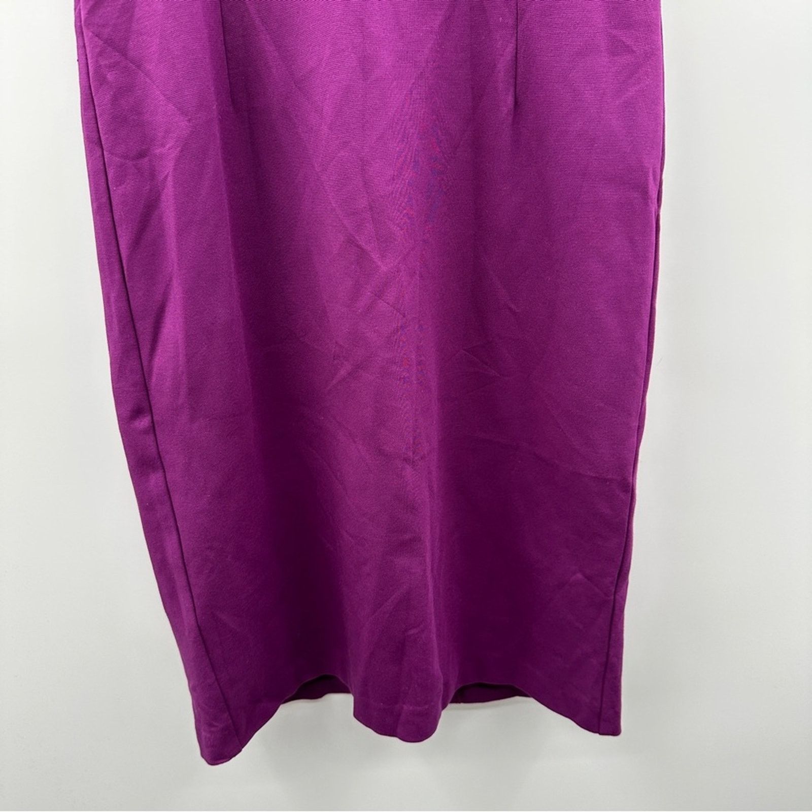 Trina Turk Trina Turk Purple Embellished Short Sleeve Midi Dress Size M / US 6-8 / IT 42-44 - 3 Thumbnail