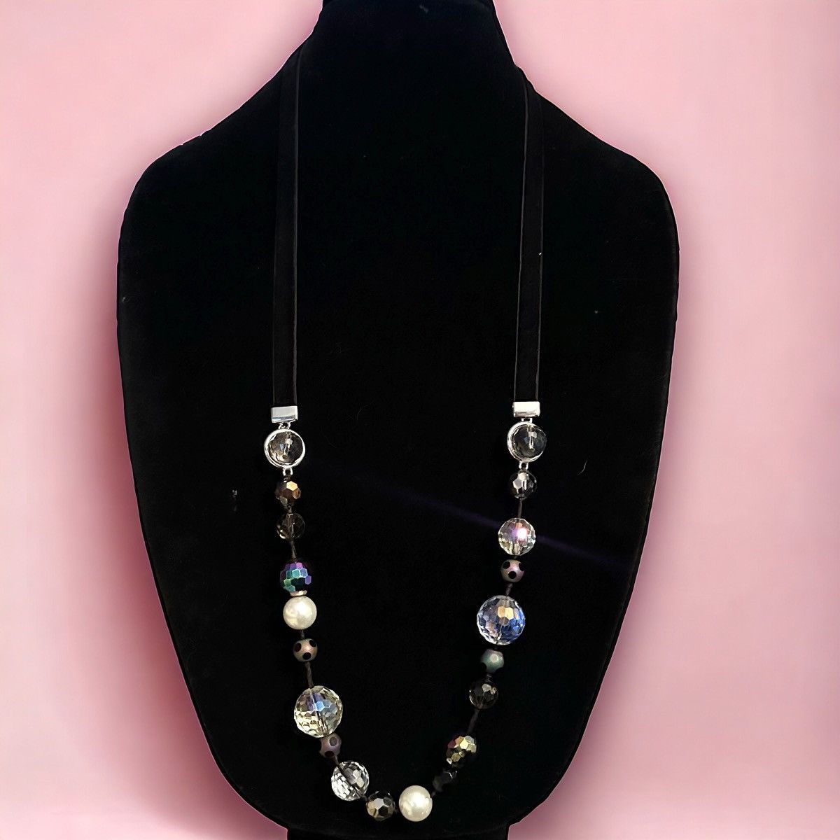 Other Cookie Lee assorted chunky bead adjustable ribbon necklace Size ONE SIZE - 2 Thumbnail