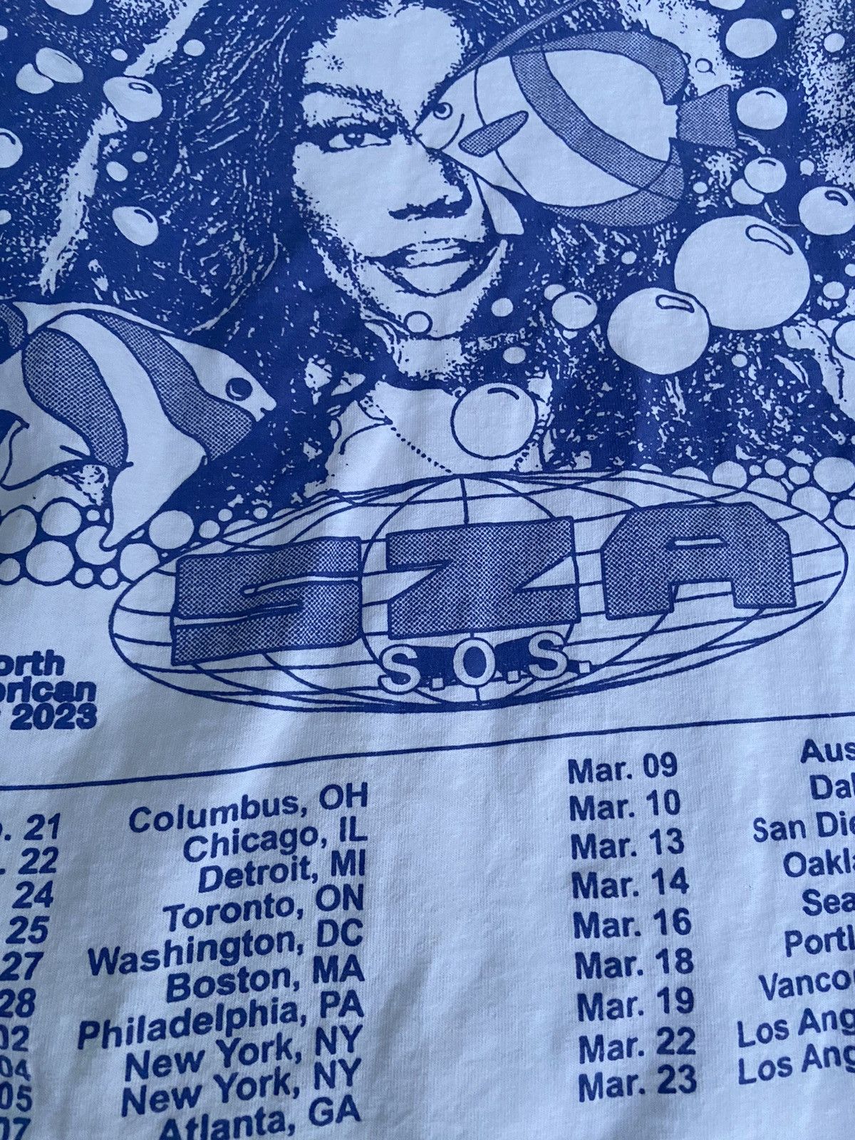 Online Ceramics Online ceramics SZA SOS tour tee Size US S / EU 44-46 / 1 - 7 Thumbnail