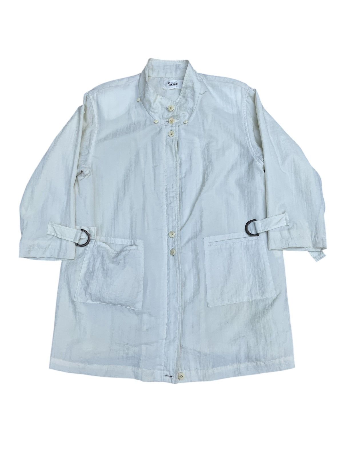 Japanese Brand × RoccoP × Vintage Vintage Azabu Roccot Nylon Work Style Long Coat - Saiz M Size US L / EU 52-54 / 3 - 1 Thumbnail