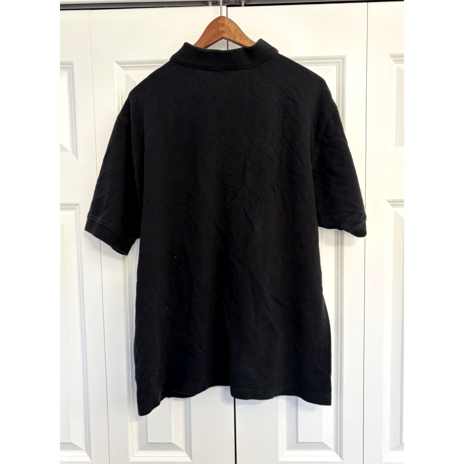 Lyle & Scott VINTAGE Lyle & Scott Royal County Down Golf Polo Shirt Mens 2XL Black Cotton Polo Short Sleeve Collared Embroidered Logo Buttons Size US XXL / EU 58 / 5 - 2 Thumbnail