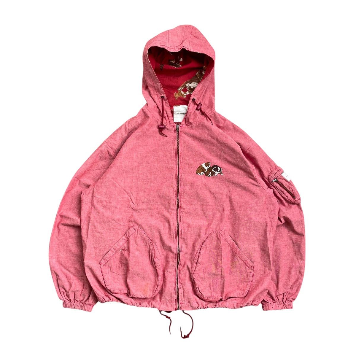 Japanese Brand × Karl Helmut × Pink House VINTAGE KARL HELMUT DOG REVERSIBLE JACKET Size US XL / EU 56 / 4 - 2 Thumbnail