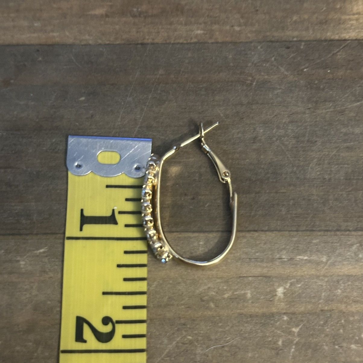 Other Cubic zirconia hoop earrings Size ONE SIZE - 3 Thumbnail