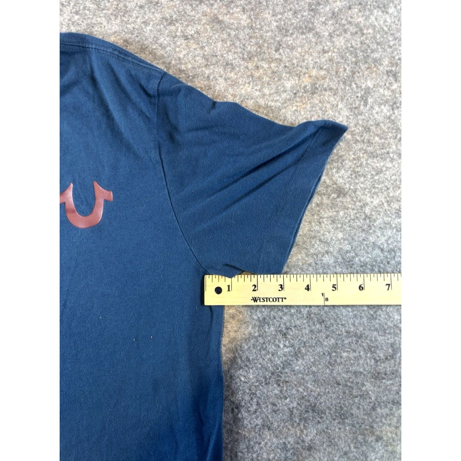 True Religion True Religion T-Shirt Shirt Men Navy Blue Short Sleeve Crew Neck Logo Back Size S Size US S / EU 44-46 / 1 - 4 Thumbnail