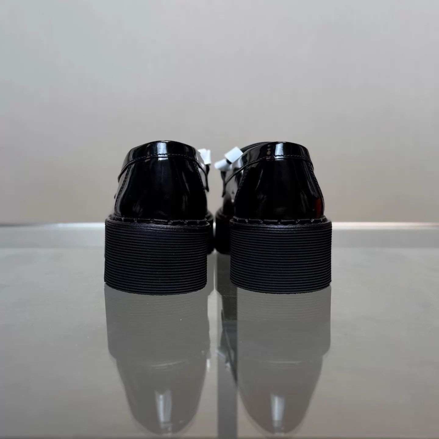 Tod's TOD'S Black Patent Leather Loafers EU 39 Size US 8.5 / IT 38.5 - 3 Thumbnail