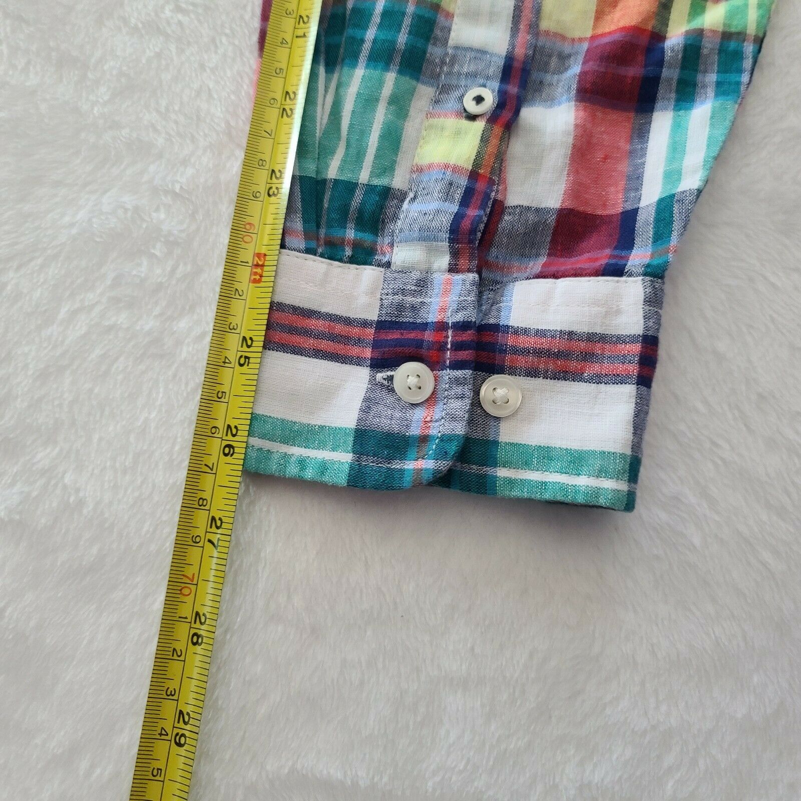 Tommy Hilfiger Tommy Hilfiger Plaid Long Sleeve Button Down Shirt Large Size US L / EU 52-54 / 3 - 9 Thumbnail