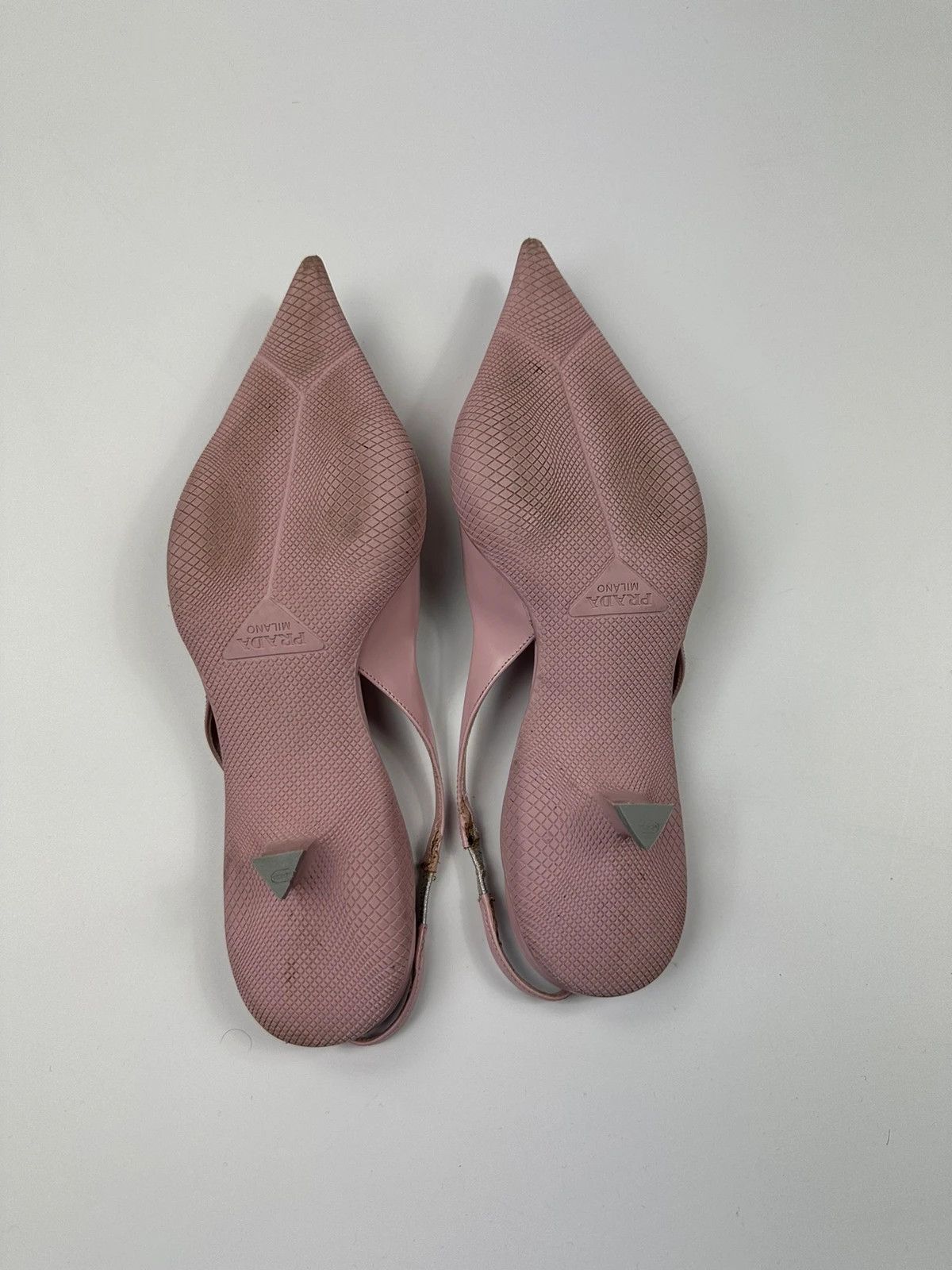Prada Prada Milano SS2021 Pink Leather Escarpins Heels Pumps Size US 9 / IT 39 - 9 Thumbnail