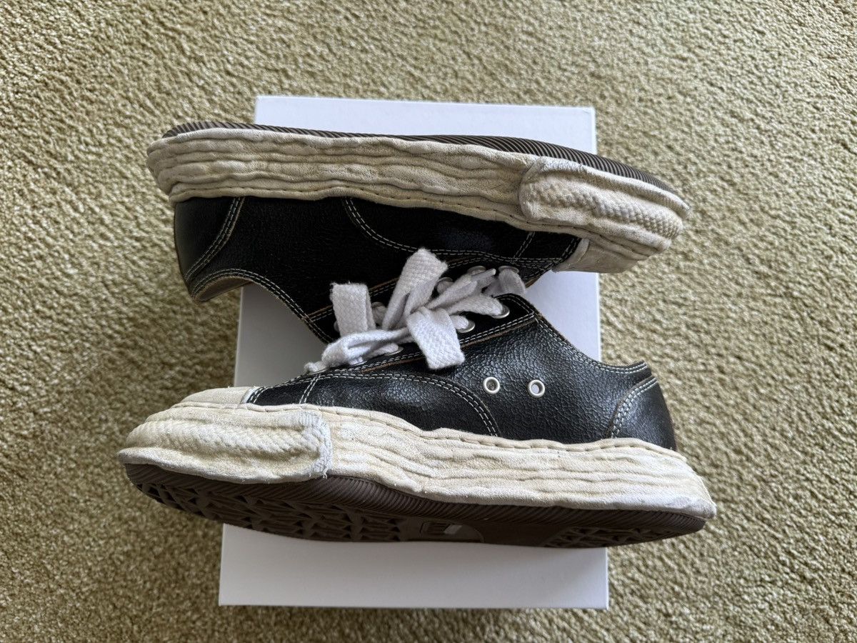 Maison Mihara Yasuhiro Peterson Black Leather 43 Sneakers