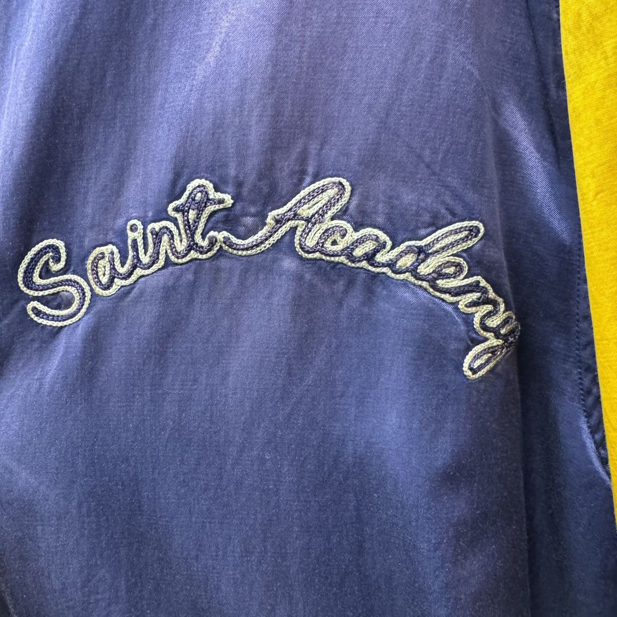 Saint Michael Saint Michael Stadium Jacket Navy Yellow Size US M / EU 48-50 / 2 - 3 Thumbnail