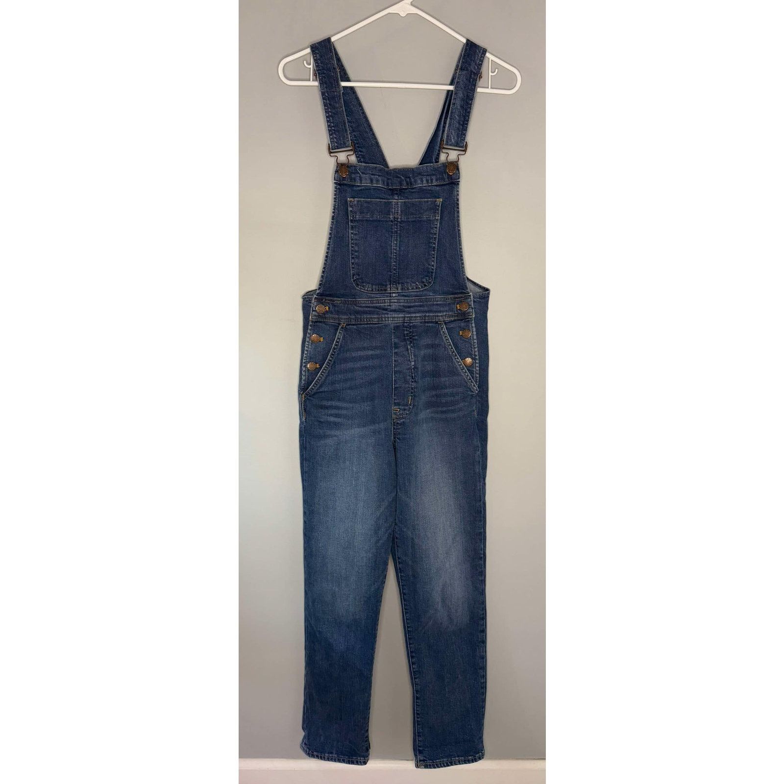 J.Crew J. Crew Factory Denim Overalls Jumpsuit Blue Women's XS Size 24" / US 00 / IT 34 - 1 Thumbnail