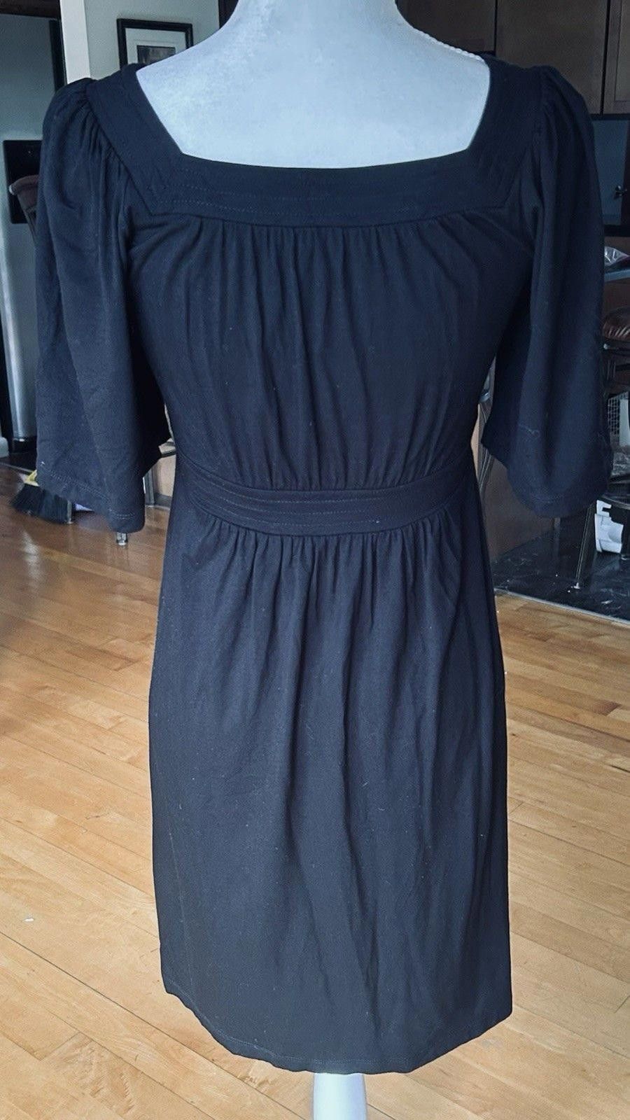 Bcbgmaxazria BCBG Maxazria Black Dress LBD Small 6% Spandex 94% Rayon Size S / US 4 / IT 40 - 4 Thumbnail