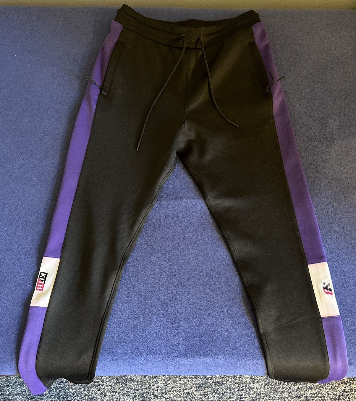 Image of Kith X United Arrows & Sons X New Balance Trackpant Size S in Black, Men's