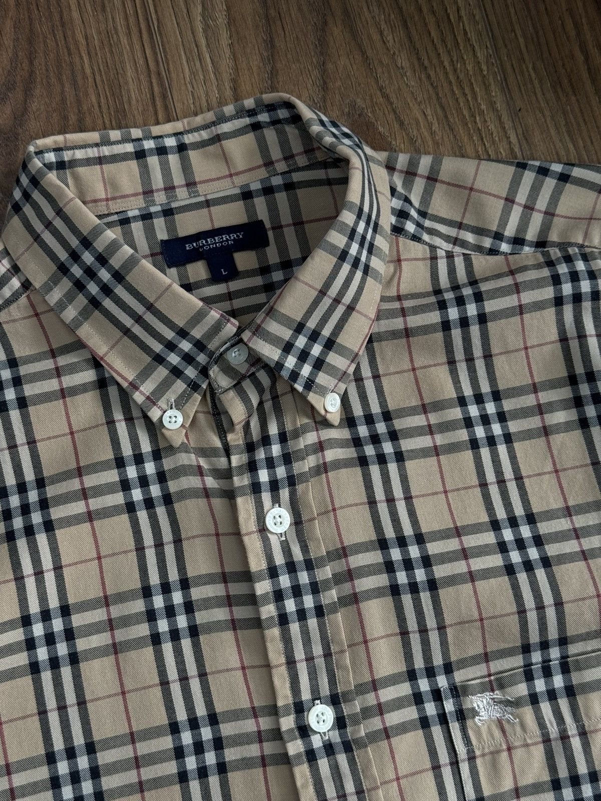 Burberry Shirt Burberry Nova Check 00s original luxury old money item Size US L / EU 52-54 / 3 - 2 Thumbnail