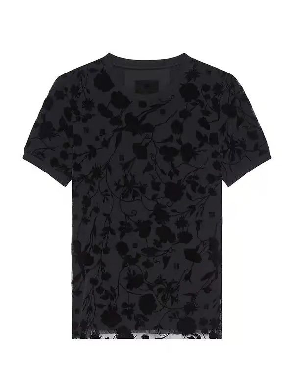 Givenchy o1w1db10325 Double Fitted T-Shirt in Black Size L / US 10 / IT 46 - 2 Thumbnail